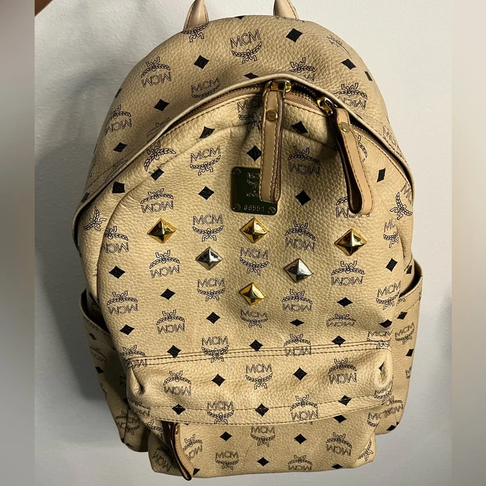 MCM STUDDED BACKPACK ๐ - Picture 11 of 13